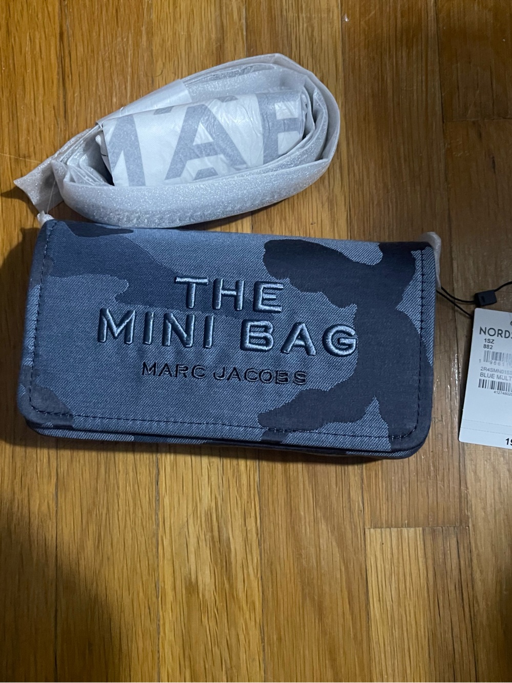 Marc Jacobs Mini Bag Wallet - Blue Camouflage Print